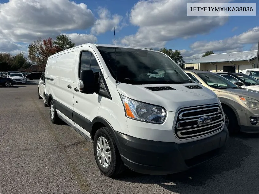 2019 Ford Transit-150 VIN: 1FTYE1YMXKKA38036 Lot: 40935761