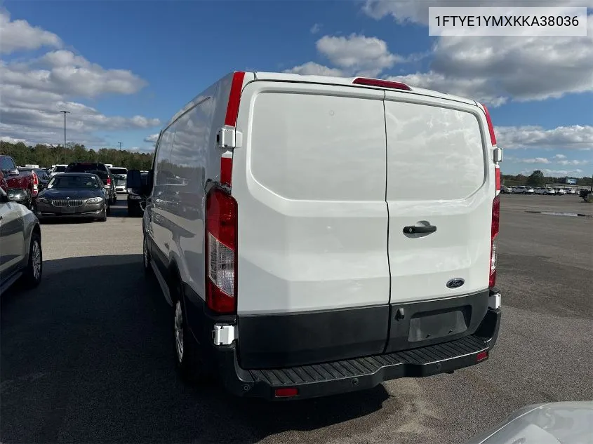 2019 Ford Transit-150 VIN: 1FTYE1YMXKKA38036 Lot: 40935761