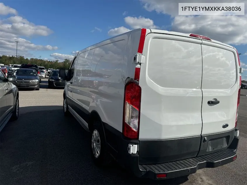 2019 Ford Transit-150 VIN: 1FTYE1YMXKKA38036 Lot: 40935761