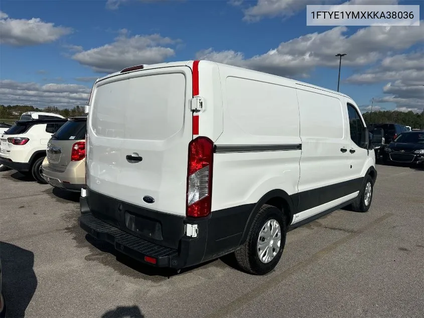 2019 Ford Transit-150 VIN: 1FTYE1YMXKKA38036 Lot: 40935761