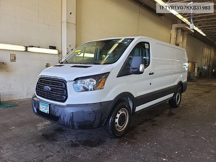 2019 Ford Transit-250 VIN: 1FTYR1YG7KKB31983 Lot: 40935877