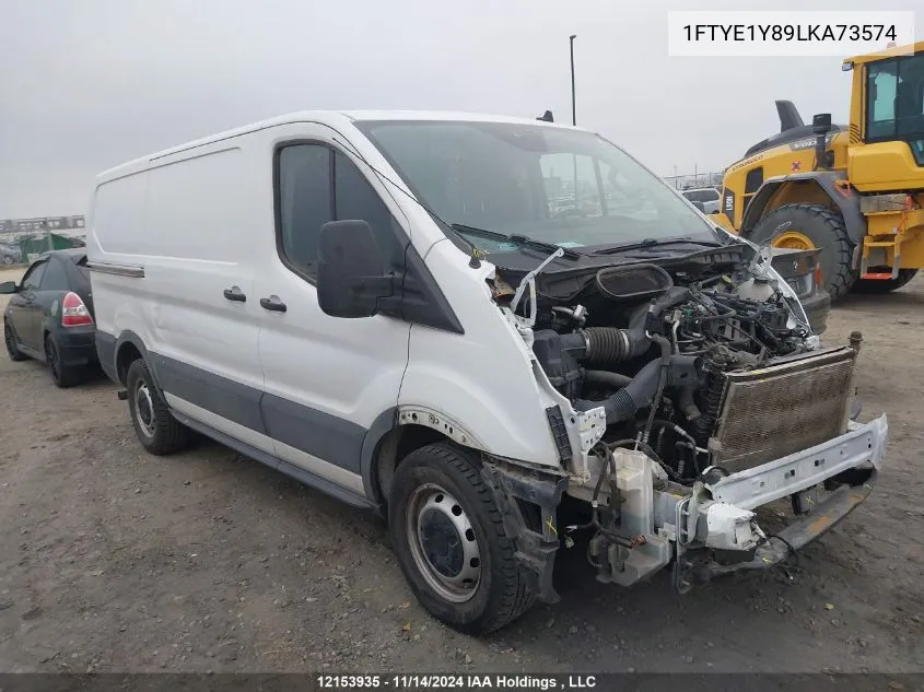 2020 Ford Transit T-150 VIN: 1FTYE1Y89LKA73574 Lot: 12153935