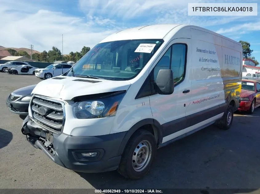 2020 Ford Transit-250 Cargo Van VIN: 1FTBR1C86LKA04018 Lot: 40562949