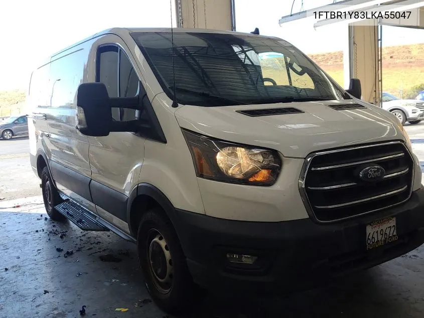 2020 Ford Transit T-250 VIN: 1FTBR1Y83LKA55047 Lot: 40572124