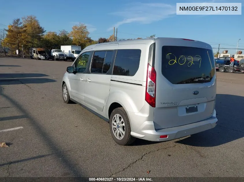 2020 Ford Transit Connect Xlt Passenger VIN: NM0GE9F27L1470132 Lot: 40682027