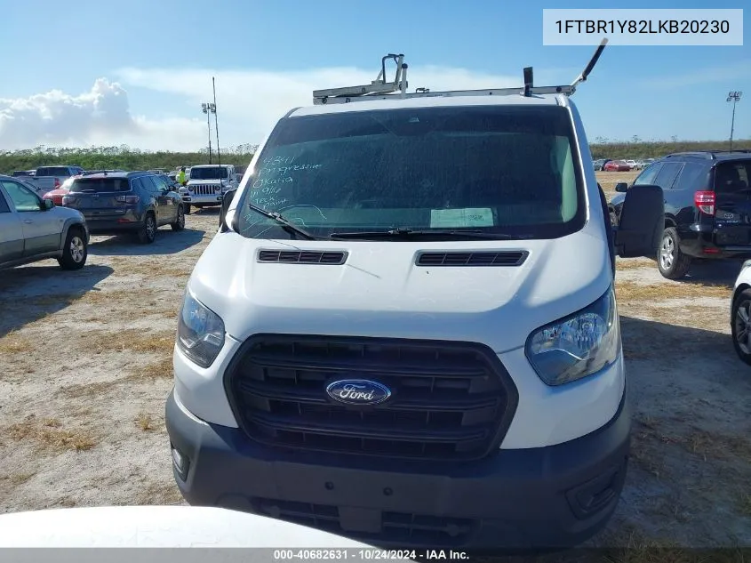 2020 Ford Transit-250 VIN: 1FTBR1Y82LKB20230 Lot: 40682631