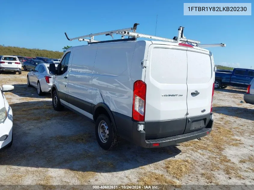 2020 Ford Transit-250 VIN: 1FTBR1Y82LKB20230 Lot: 40682631