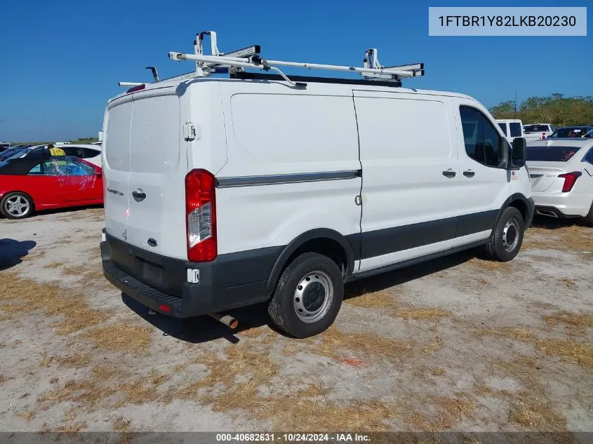 2020 Ford Transit-250 VIN: 1FTBR1Y82LKB20230 Lot: 40682631