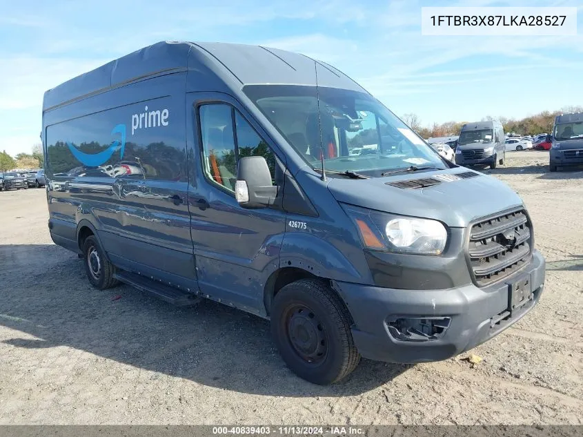 2020 Ford Transit-250 Cargo Van VIN: 1FTBR3X87LKA28527 Lot: 40839403