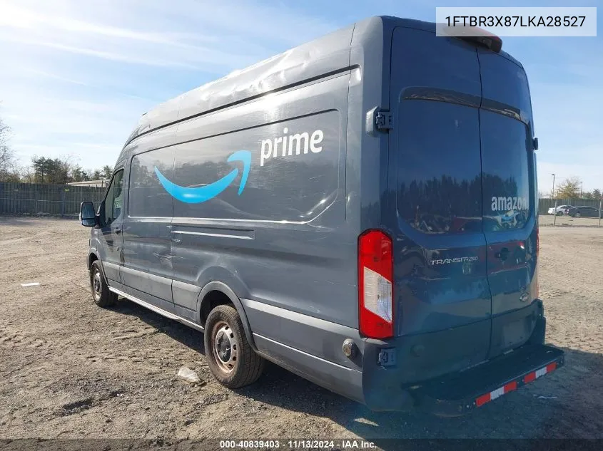 2020 Ford Transit-250 Cargo Van VIN: 1FTBR3X87LKA28527 Lot: 40839403