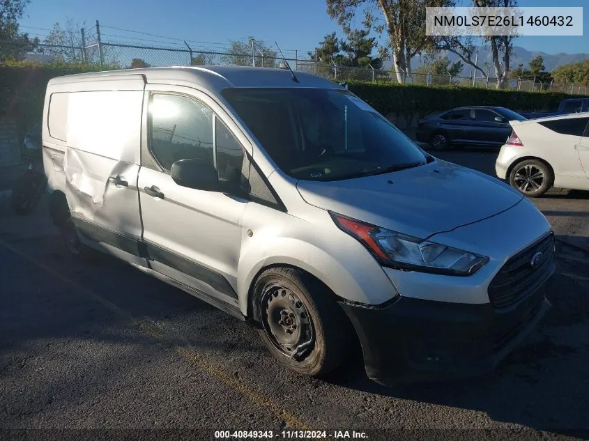 2020 Ford Transit Connect Xl Cargo Van VIN: NM0LS7E26L1460432 Lot: 40849343