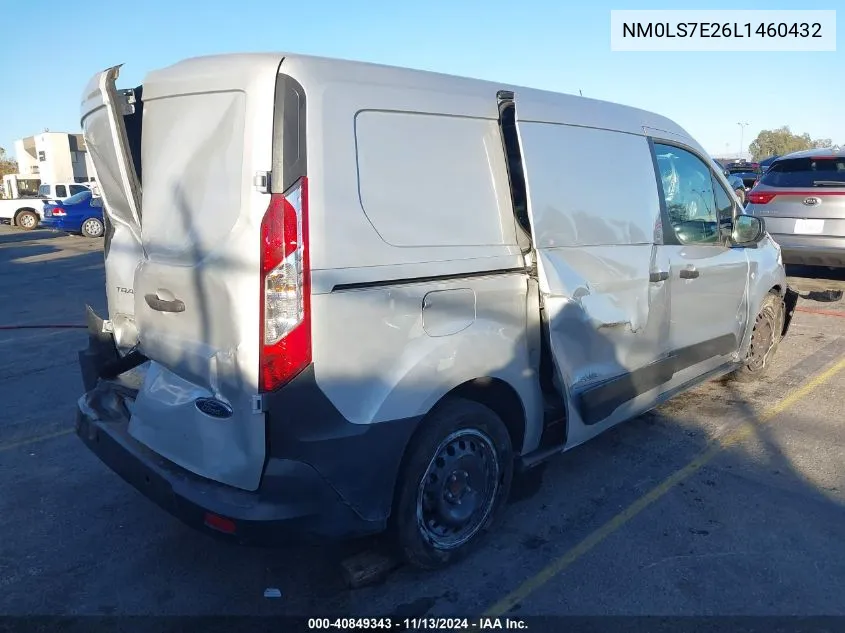 2020 Ford Transit Connect Xl Cargo Van VIN: NM0LS7E26L1460432 Lot: 40849343