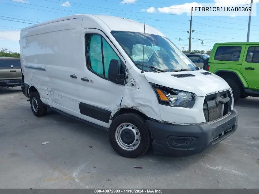 2020 Ford Transit-250 Cargo Van VIN: 1FTBR1C81LKA06369 Lot: 40872903