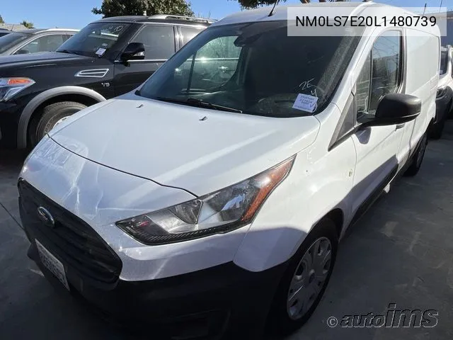 2020 Ford Transit Connect Xl Cargo Van VIN: NM0LS7E20L1480739 Lot: 40923831