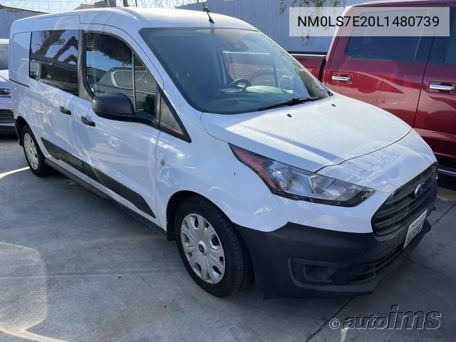 2020 Ford Transit Connect Xl Cargo Van VIN: NM0LS7E20L1480739 Lot: 40923831