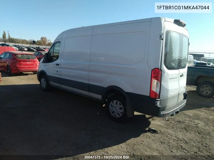 2021 Ford Transit T-250 VIN: 1FTBR1CG1MKA47044 Lot: 30047373