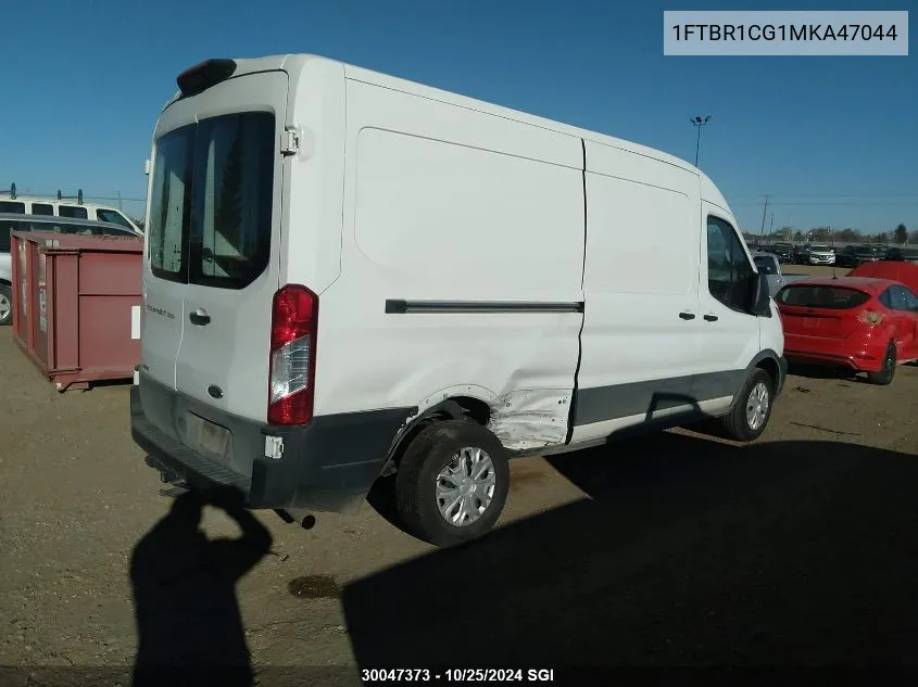 2021 Ford Transit T-250 VIN: 1FTBR1CG1MKA47044 Lot: 30047373