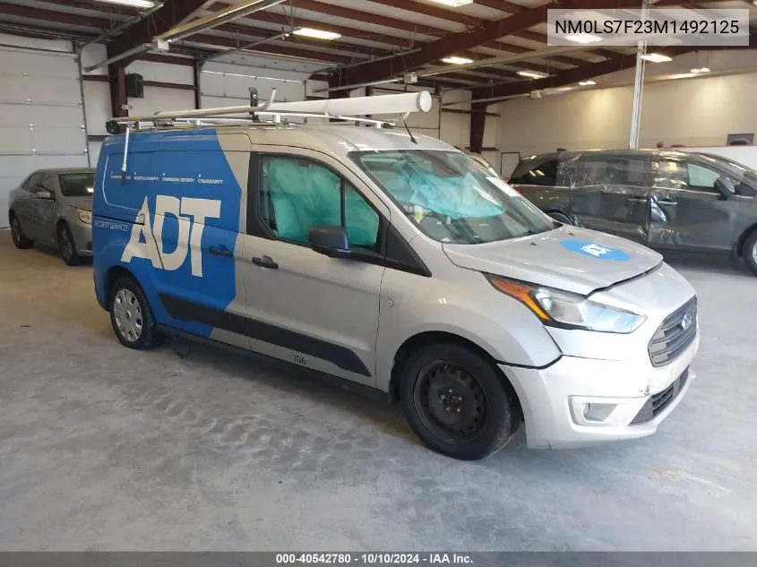 2021 Ford Transit Connect Xlt Cargo Van VIN: NM0LS7F23M1492125 Lot: 40542780