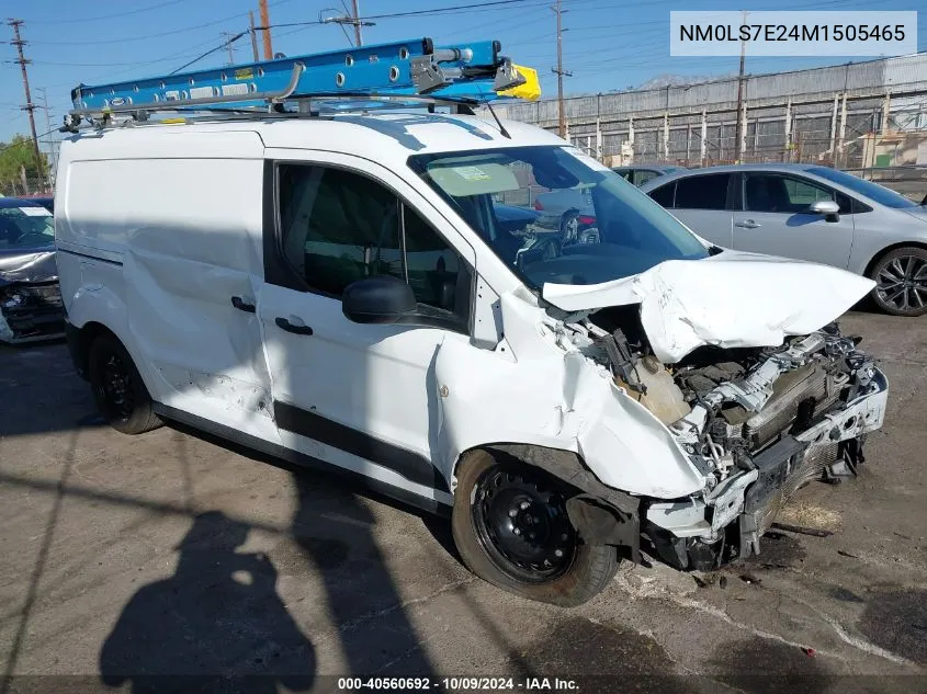 2021 Ford Transit Connect Xl VIN: NM0LS7E24M1505465 Lot: 40560692