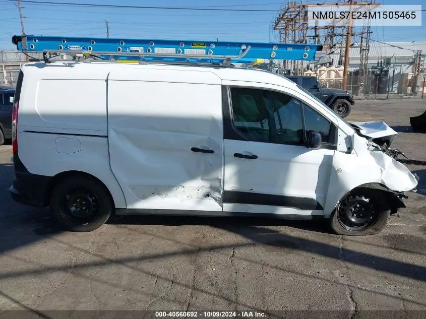 2021 Ford Transit Connect Xl VIN: NM0LS7E24M1505465 Lot: 40560692