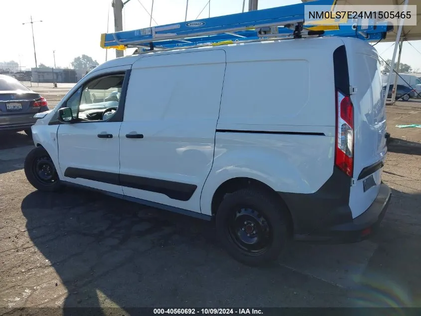 2021 Ford Transit Connect Xl VIN: NM0LS7E24M1505465 Lot: 40560692