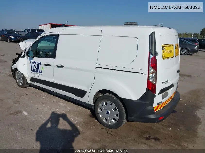 NM0LS7E7XM1503022 2021 Ford Transit Connect Xl Cargo Van