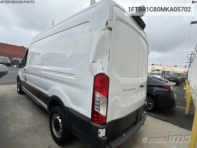 2021 Ford Transit T-250 VIN: 1FTBR1C80MKA05702 Lot: 40746005