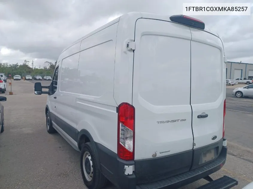 2021 Ford Transit T-250 VIN: 1FTBR1CGXMKA85257 Lot: 40880372