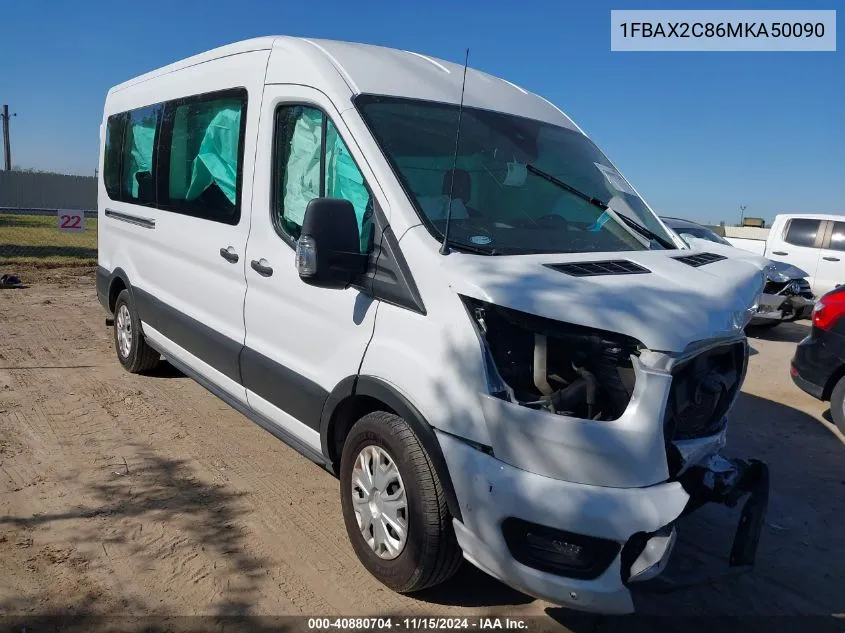 2021 Ford Transit-350 Passenger Van Xlt VIN: 1FBAX2C86MKA50090 Lot: 40880704