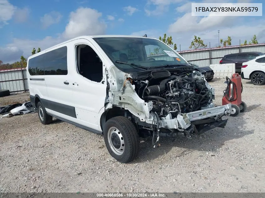 2022 Ford Transit-350 Passenger Van Xl VIN: 1FBAX2Y83NKA59579 Lot: 40688586