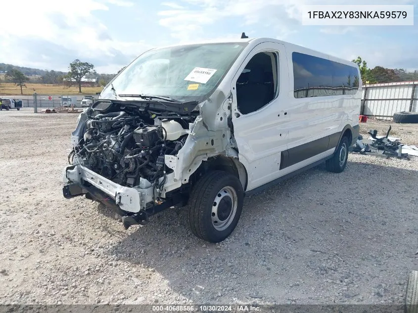 2022 Ford Transit-350 Passenger Van Xl VIN: 1FBAX2Y83NKA59579 Lot: 40688586