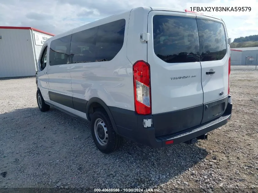 2022 Ford Transit-350 Passenger Van Xl VIN: 1FBAX2Y83NKA59579 Lot: 40688586