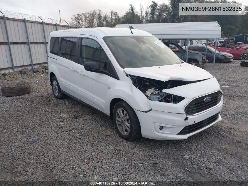 2022 Ford Transit Connect Xlt Passenger Wagon VIN: NM0GE9F28N1532835 Lot: 40716726