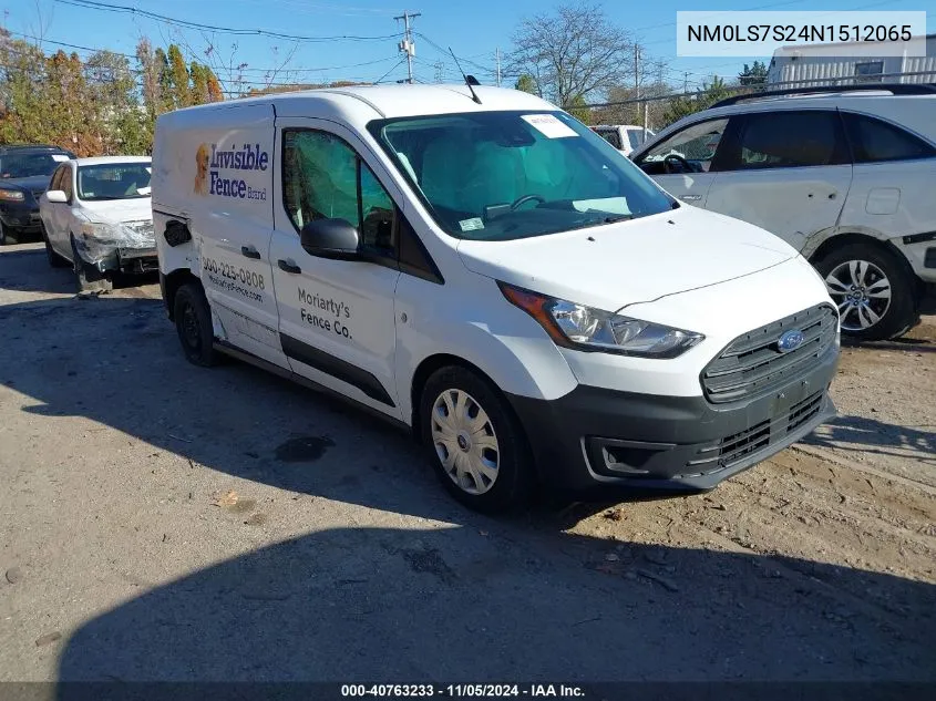 2022 Ford Transit Connect Xl Cargo Van VIN: NM0LS7S24N1512065 Lot: 40763233