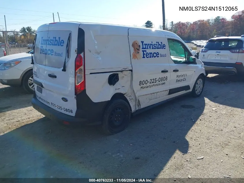 2022 Ford Transit Connect Xl Cargo Van VIN: NM0LS7S24N1512065 Lot: 40763233