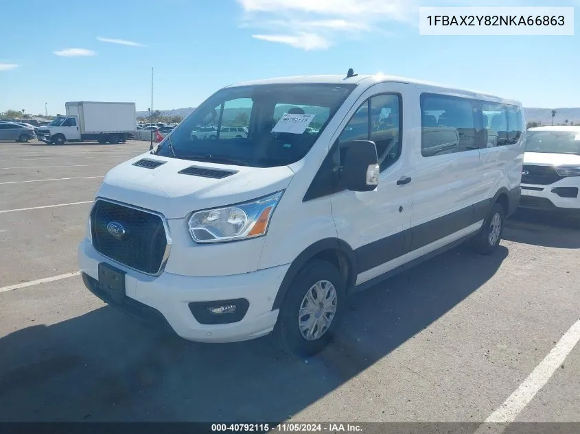 2022 Ford Transit-350 Passenger Van Xlt VIN: 1FBAX2Y82NKA66863 Lot: 40792115