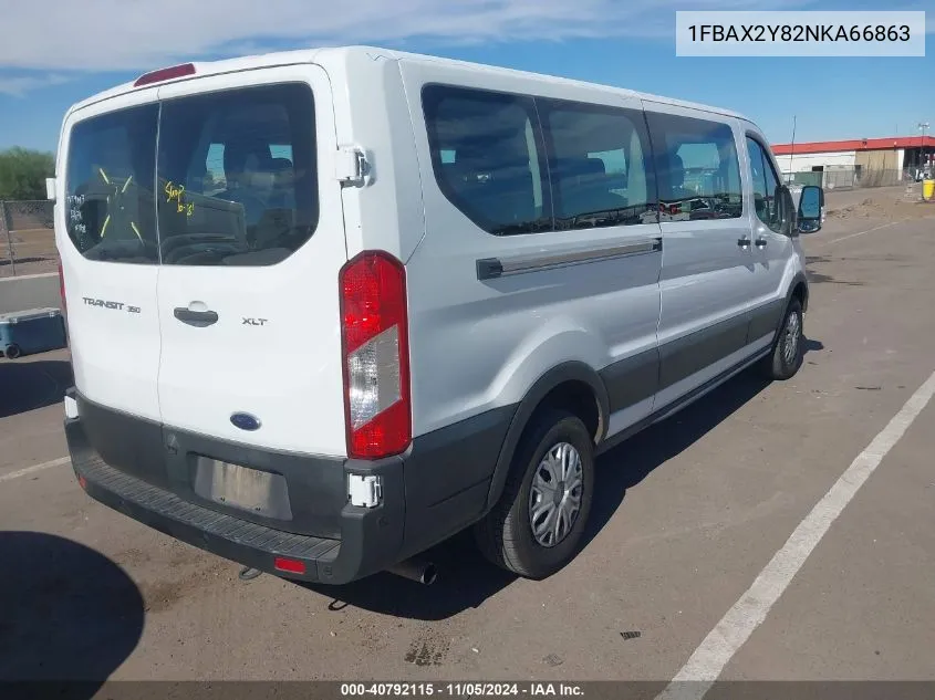 2022 Ford Transit-350 Passenger Van Xlt VIN: 1FBAX2Y82NKA66863 Lot: 40792115