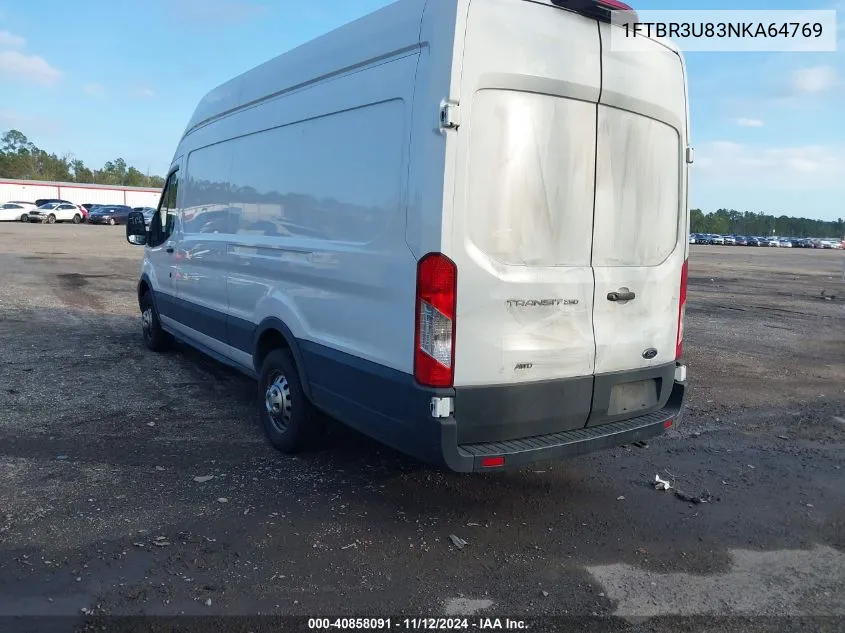 2022 Ford Transit-250 Cargo Van VIN: 1FTBR3U83NKA64769 Lot: 40858091