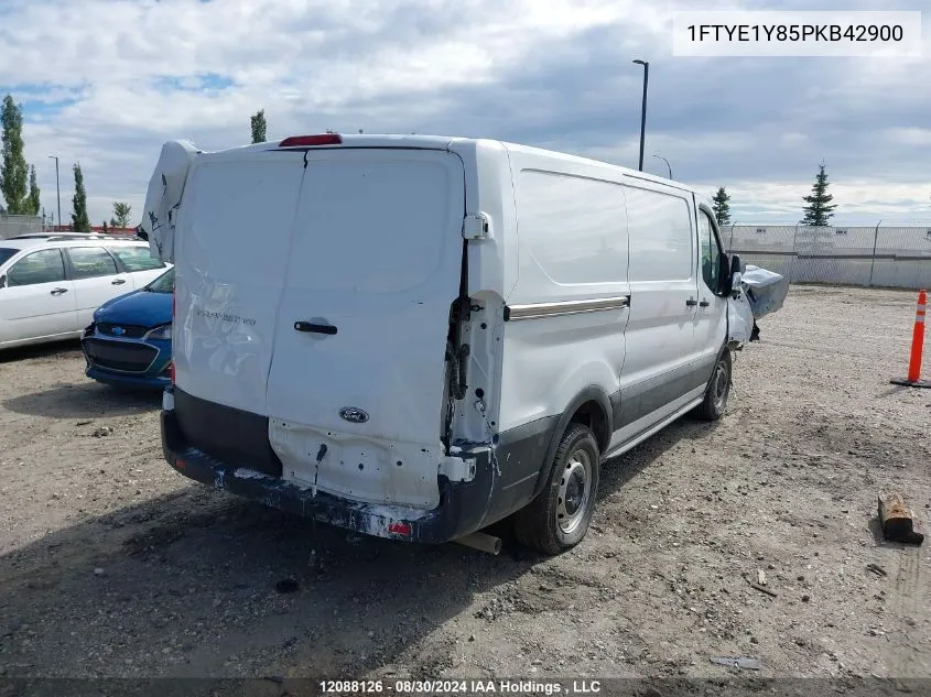 2023 Ford Transit T-150 VIN: 1FTYE1Y85PKB42900 Lot: 12088126