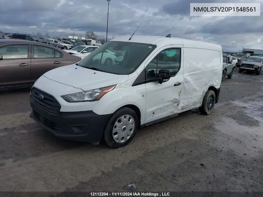 2023 Ford Transit Connect Xl VIN: NM0LS7V20P1548561 Lot: 12112204