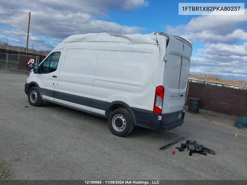 2023 Ford Transit T-250 VIN: 1FTBR1X82PKA80237 Lot: 12150065