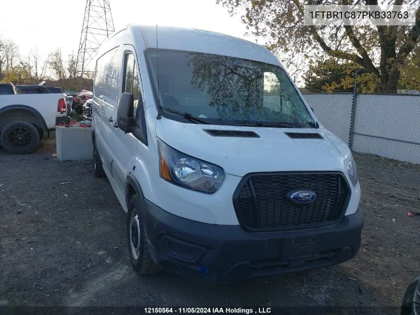 2023 Ford Transit T-250 VIN: 1FTBR1C87PKB33763 Lot: 12150564