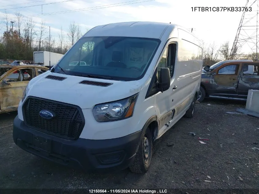 2023 Ford Transit T-250 VIN: 1FTBR1C87PKB33763 Lot: 12150564