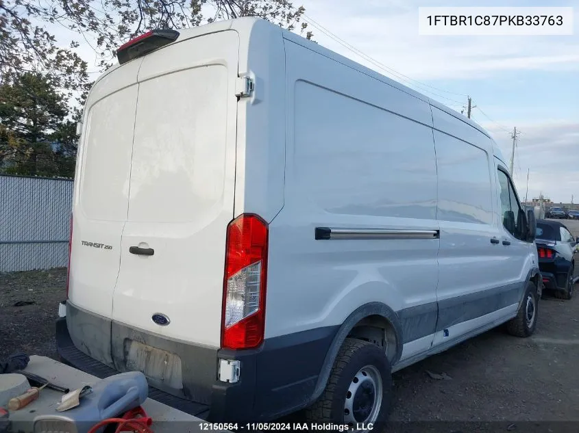 2023 Ford Transit T-250 VIN: 1FTBR1C87PKB33763 Lot: 12150564