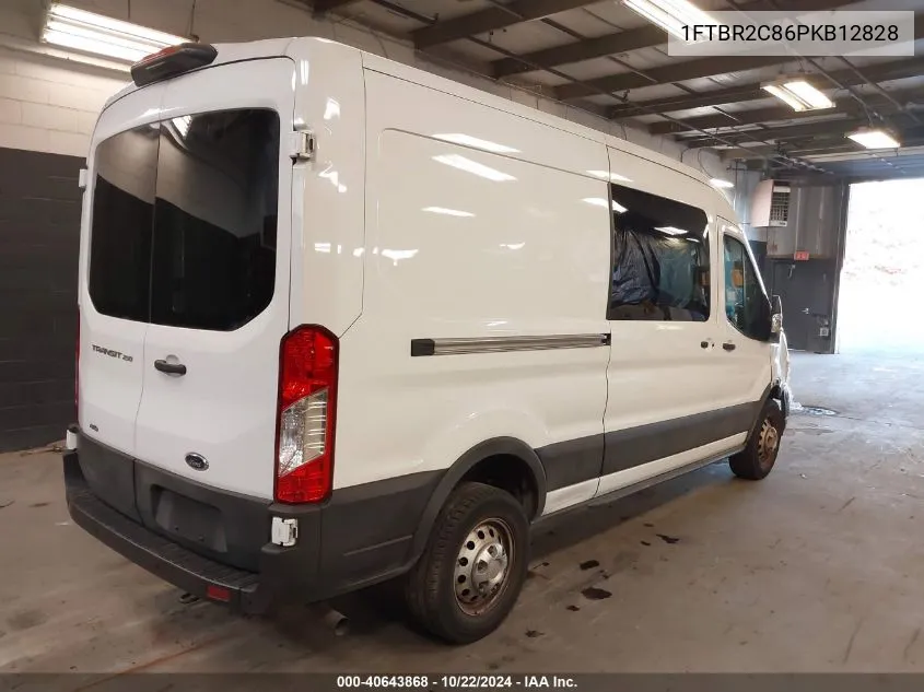 2023 Ford Transit-250 Cargo Van VIN: 1FTBR2C86PKB12828 Lot: 40643868