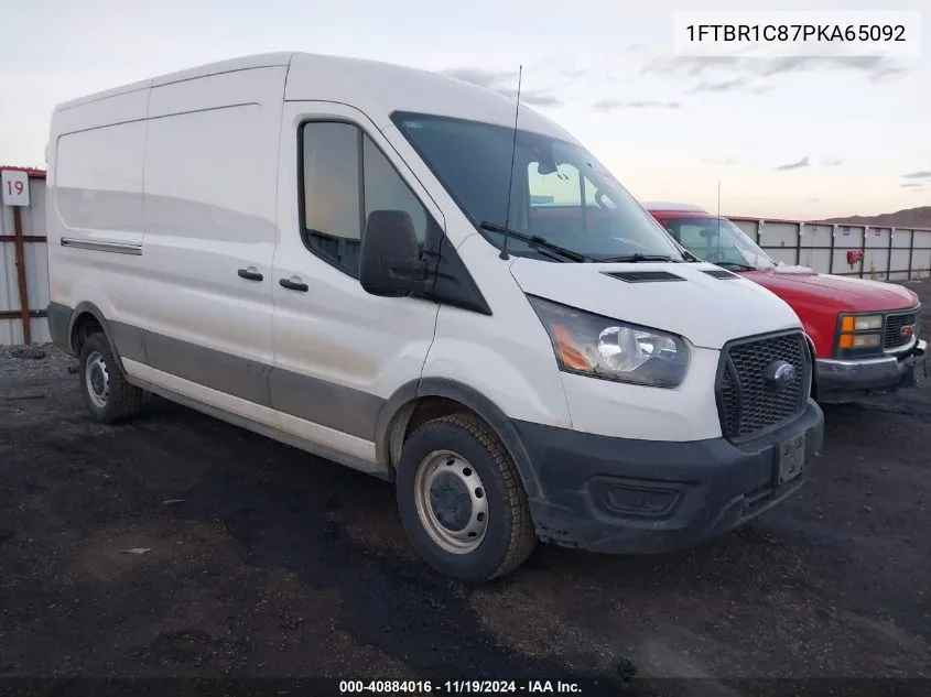 2023 Ford Transit-250 Cargo Van VIN: 1FTBR1C87PKA65092 Lot: 40884016