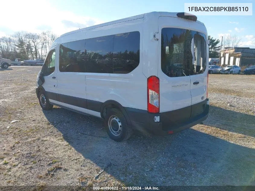 2023 Ford Transit-350 Passenger Van Xl VIN: 1FBAX2C88PKB85110 Lot: 40890622