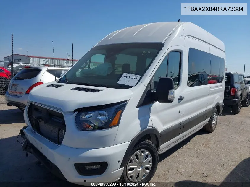 2024 Ford Transit-350 Passenger Van Xlt VIN: 1FBAX2X84RKA73384 Lot: 40556299