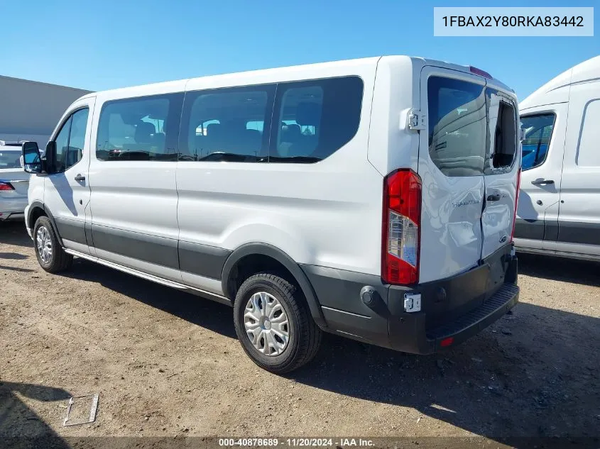 2024 Ford Transit-350 Passenger Van Xlt VIN: 1FBAX2Y80RKA83442 Lot: 40878689