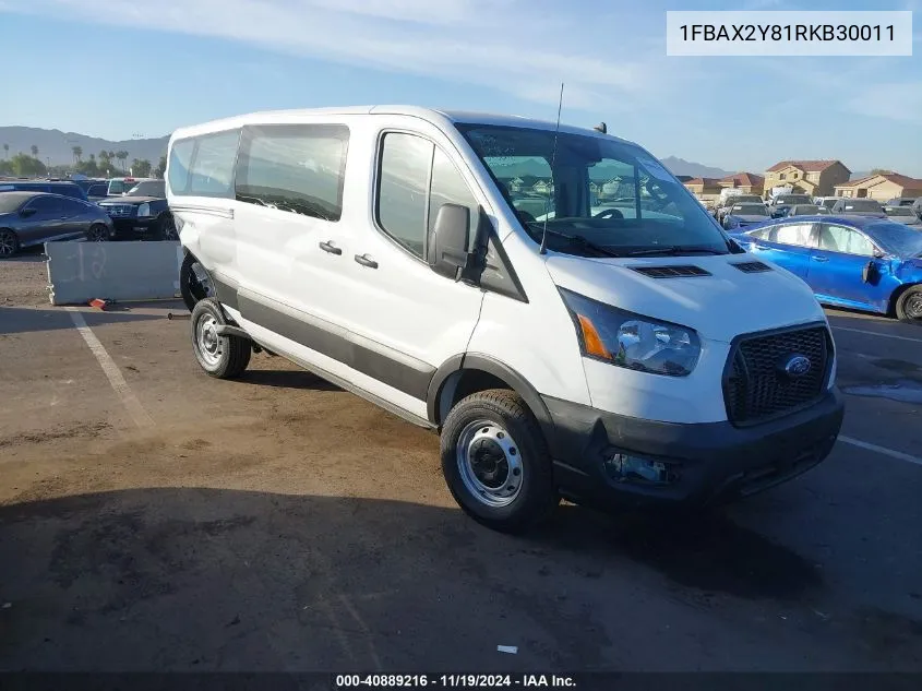 2024 Ford Transit-350 Passenger Van Xl VIN: 1FBAX2Y81RKB30011 Lot: 40889216